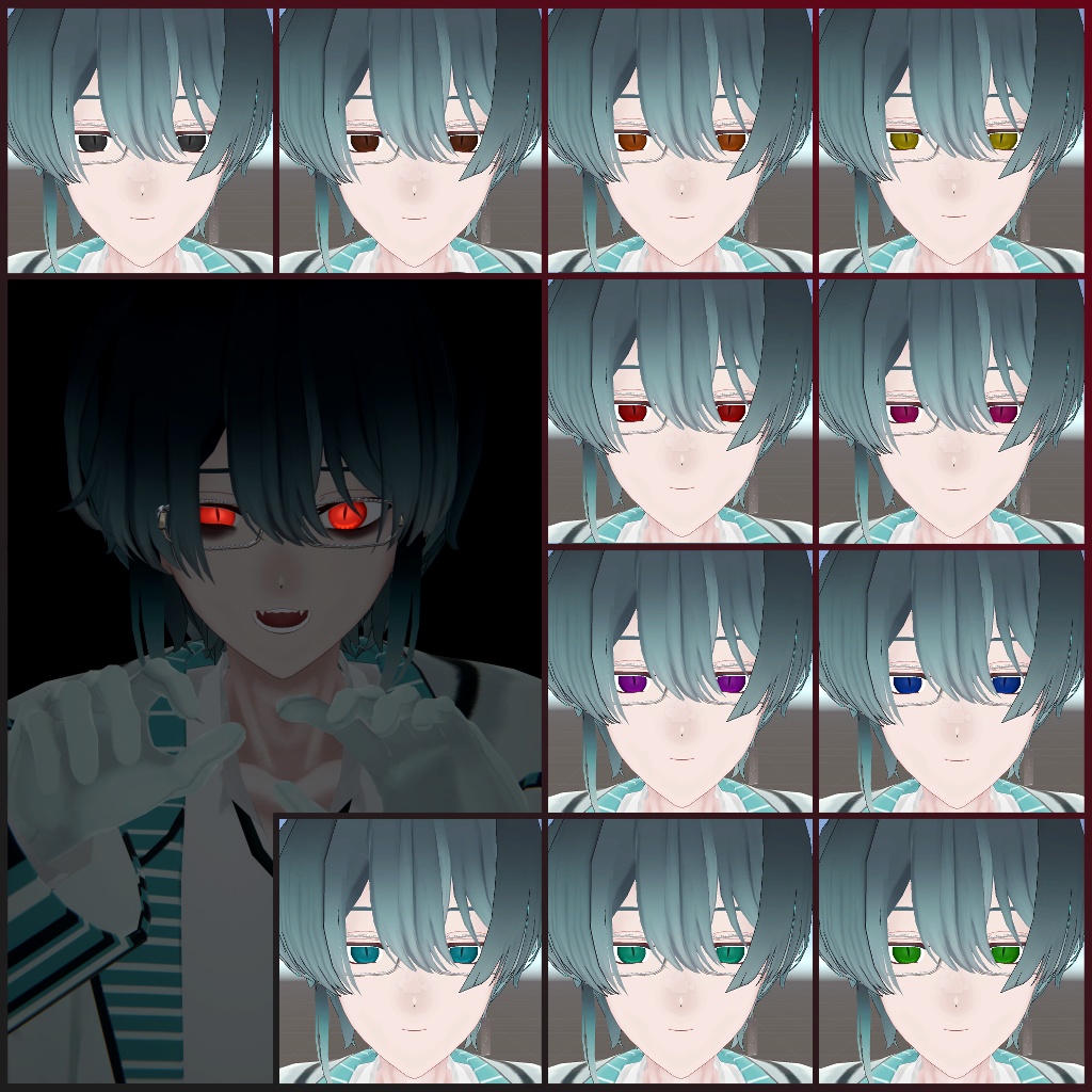 【無料/Free】捕食アイテクスチャ【ベリル・痩悟・九怨(クオン)・トルーシェ向け】