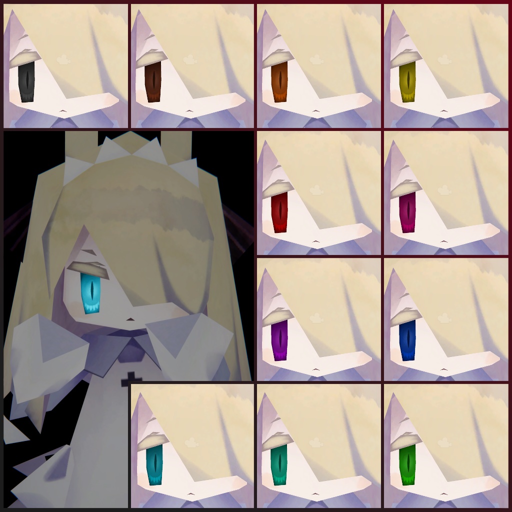 【無料/Free】捕食アイテクスチャ【ベリル・痩悟・九怨(クオン)・トルーシェ向け】