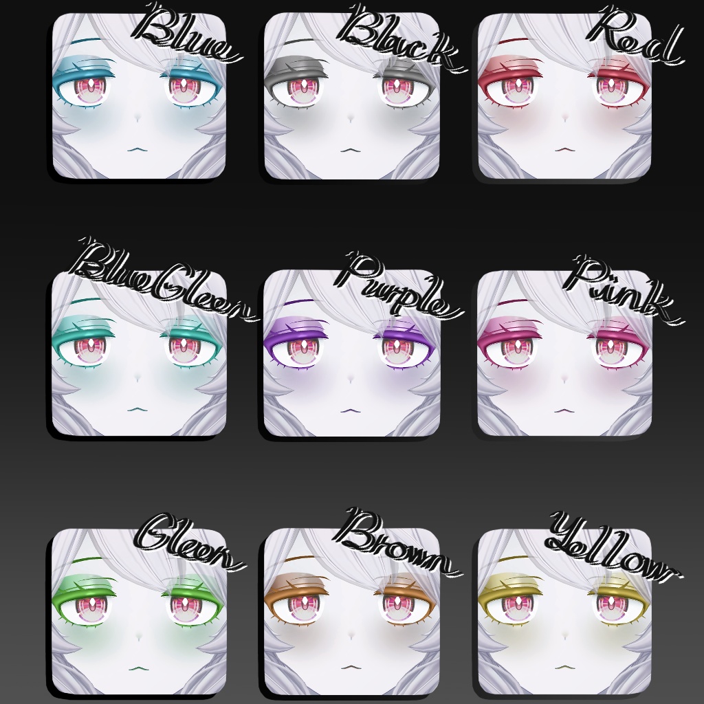 【無料/Free】GleamVeil【ベリル向けメイクテクスチャ】