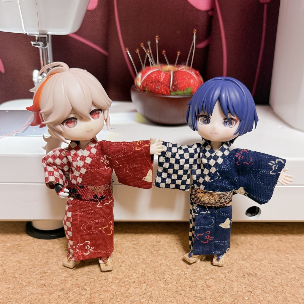 1/12ドールサイズ 着物+帯セット