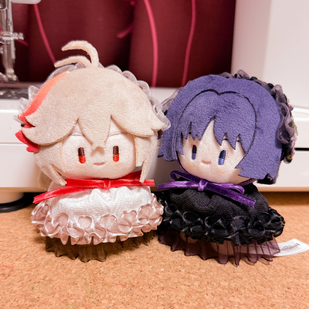 ゴスロリ風お洋服セット【原神 雨中嬉楽ぬいぐるみ 10cmぬい】