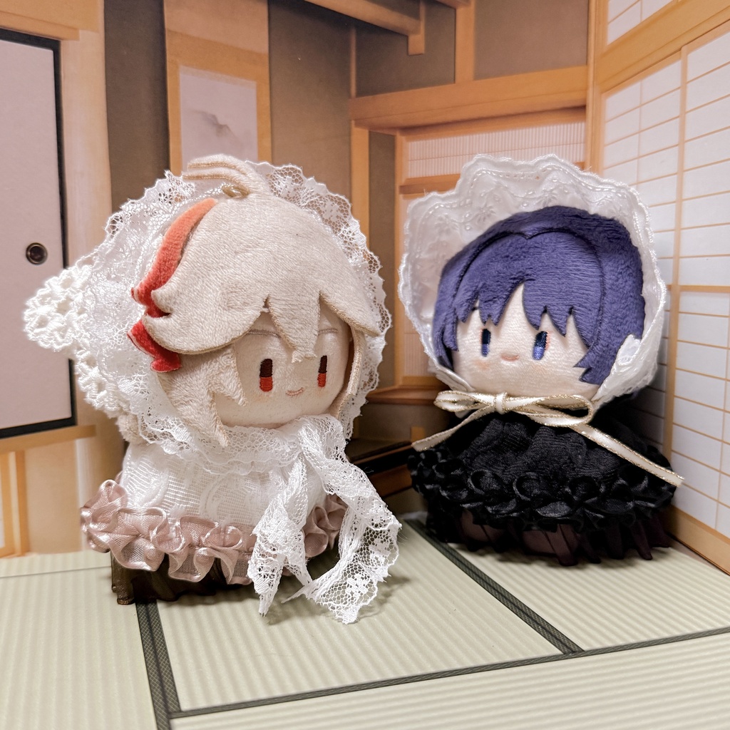 ぬいぐるみ用バブーシュカ、ボンネット【原神 雨中嬉楽ぬいぐるみ 10cmぬい】