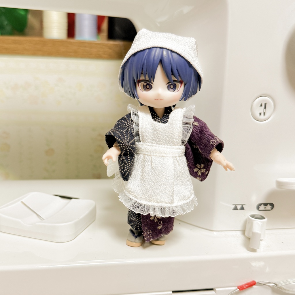 1/12ドールサイズ 新婚さんエプロンセット
