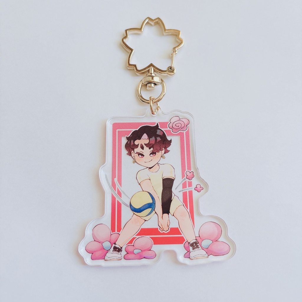 立ち絵アクリルキーホルダー【ふだんのすがた】（春風花斗）