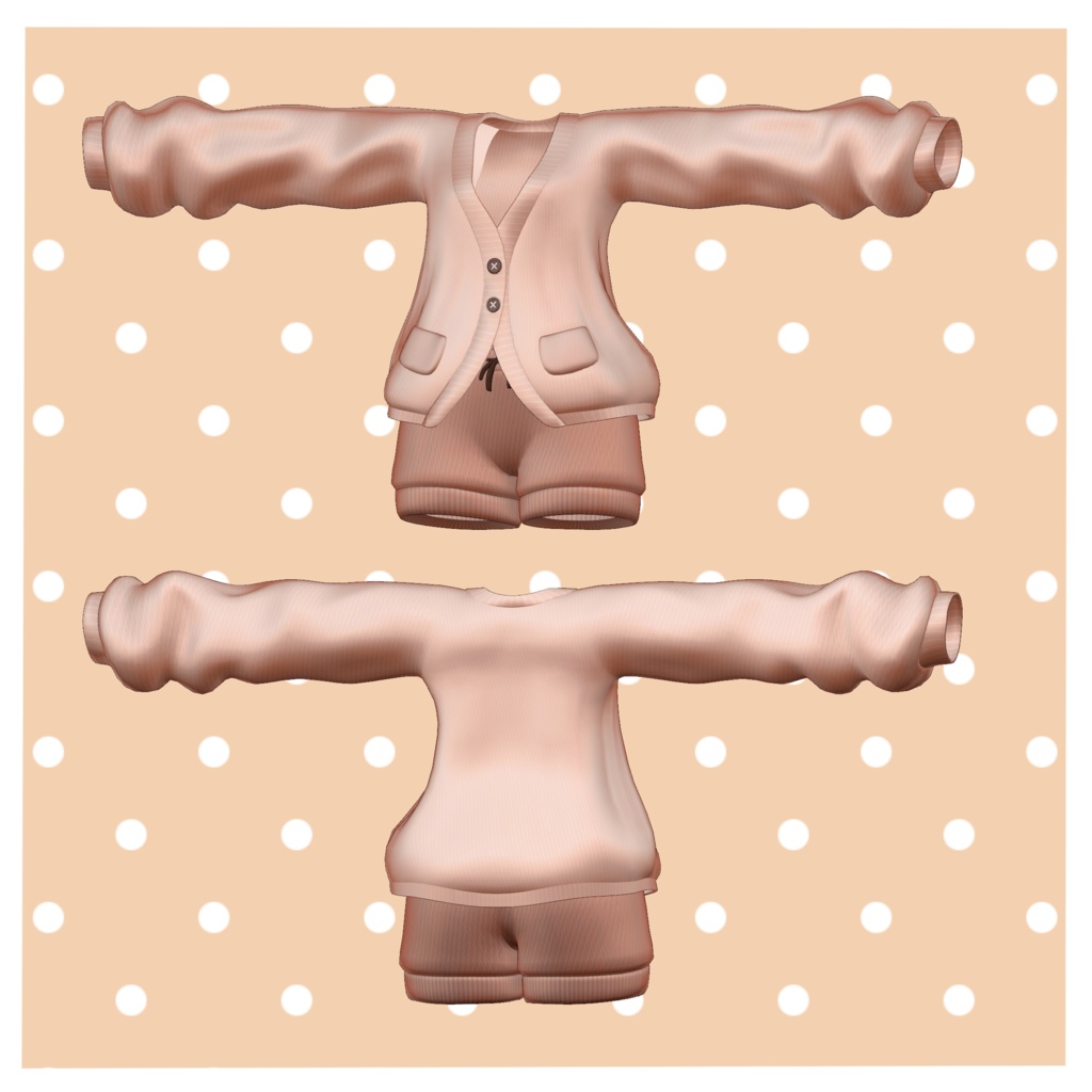 VRChat用 部屋着・カーディガン