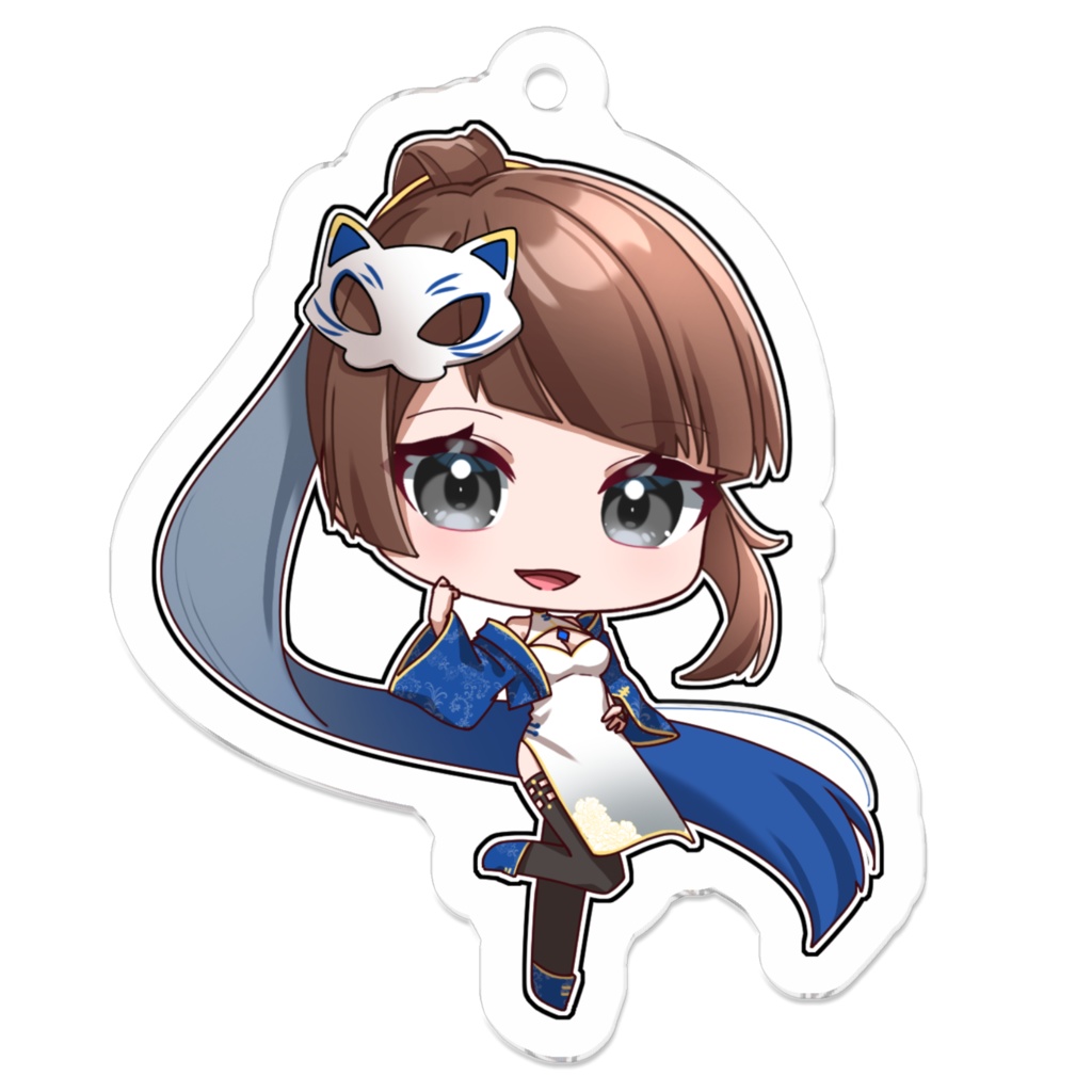 とも家4周年　小鳥遊花芽　アクリルキーホルダー