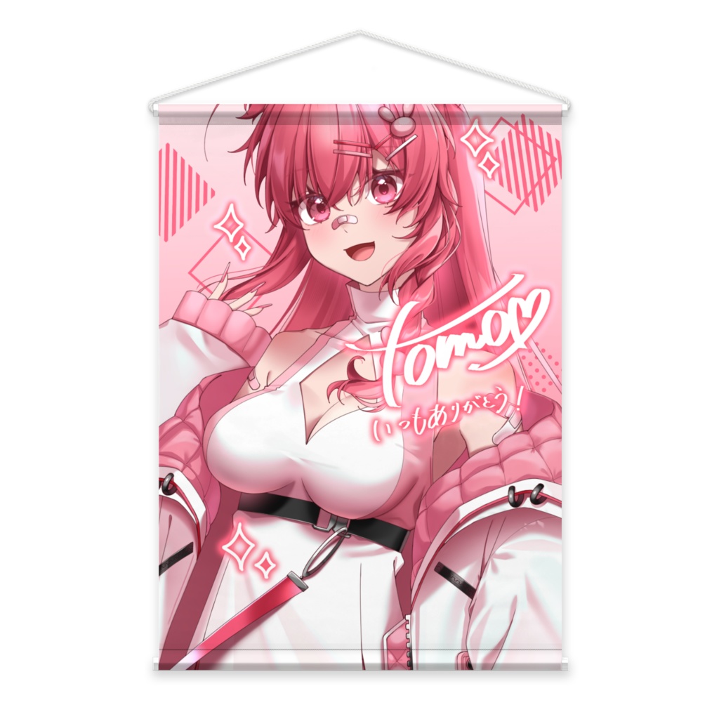 かもとも花5周年 タペストリー