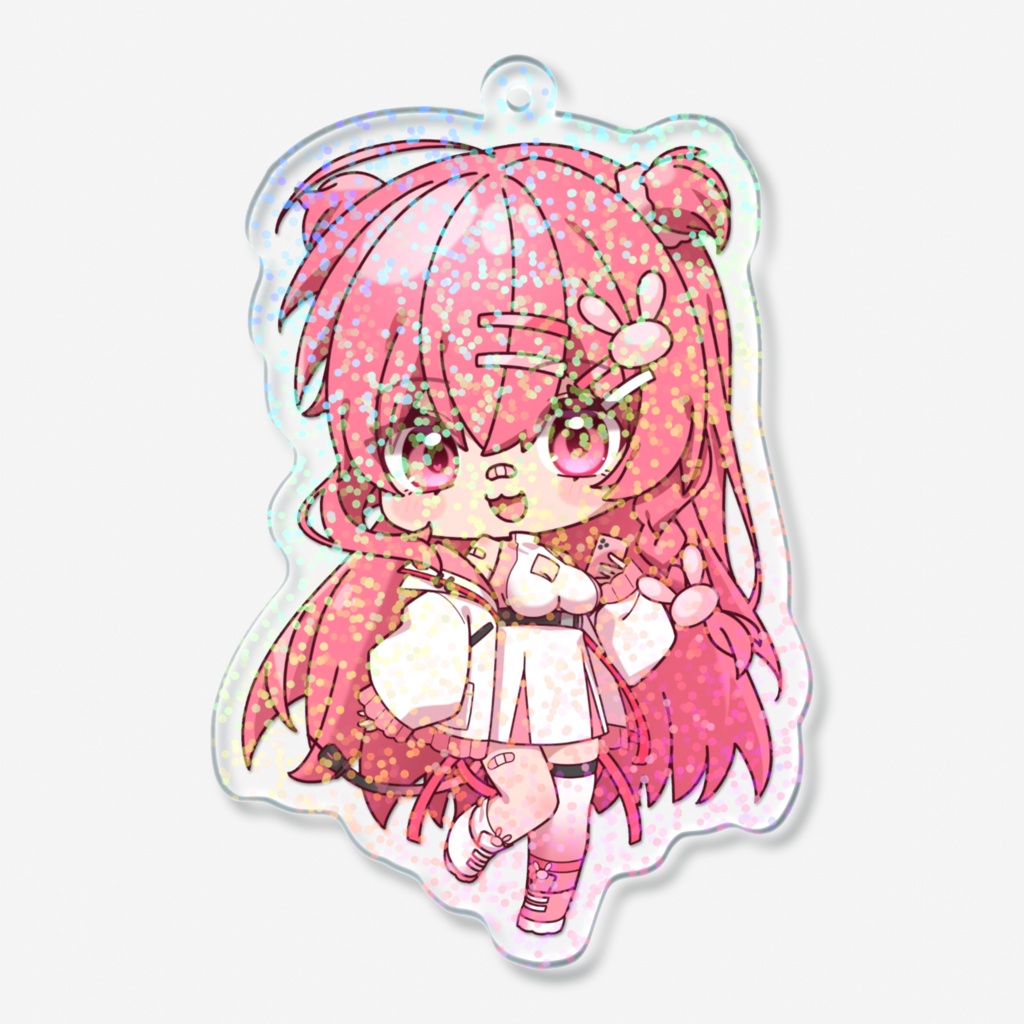 かもとも花5周年 ホログラムアクリルキーホルダー