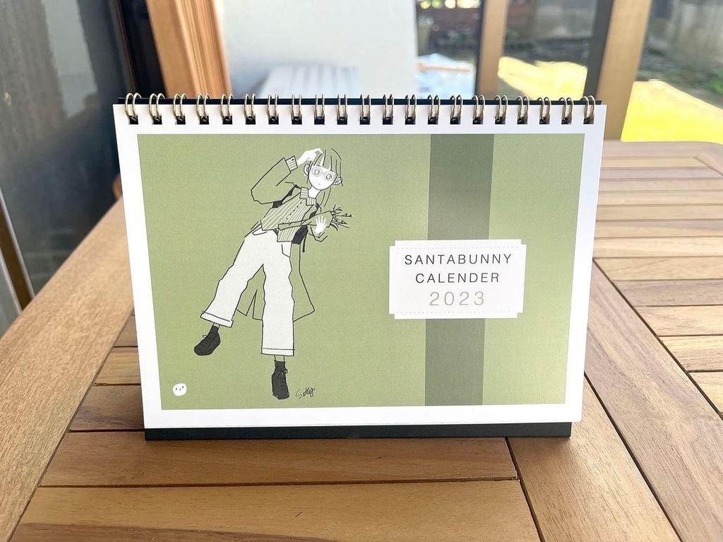 SANTABUNNY 2023 卓上カレンダー