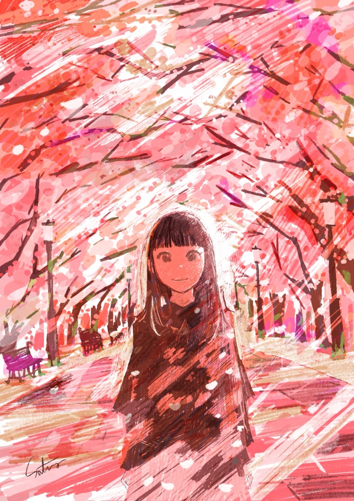 【増刷分】イラスト集『everlasting』(ポストカード2点付き)