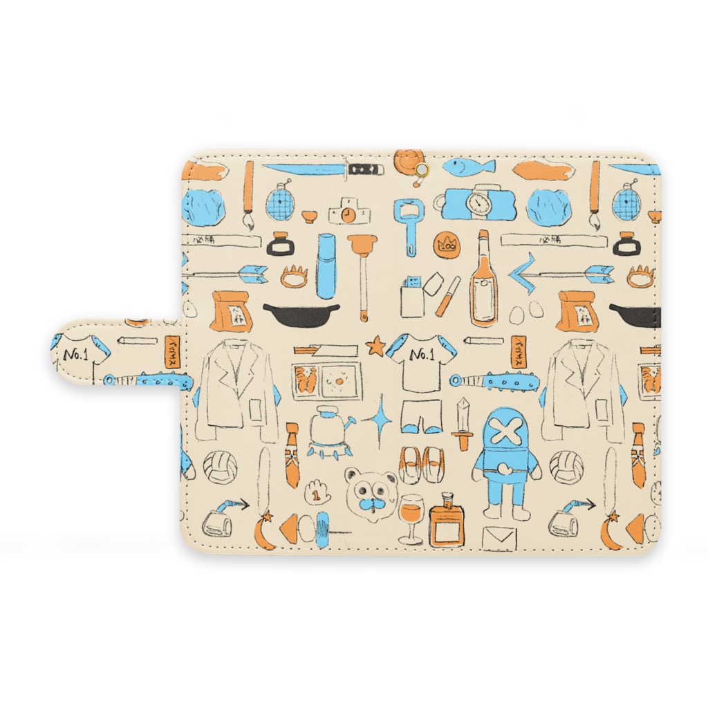 天才と勝利のスマホケース