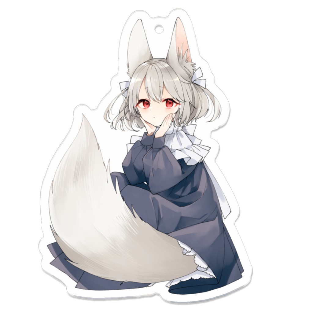   しっぽ自慢の獣耳ちゃんアクキー