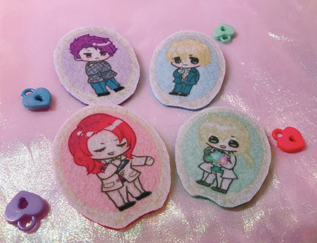 FGO 円卓 ふんわりフェルトバッジセット