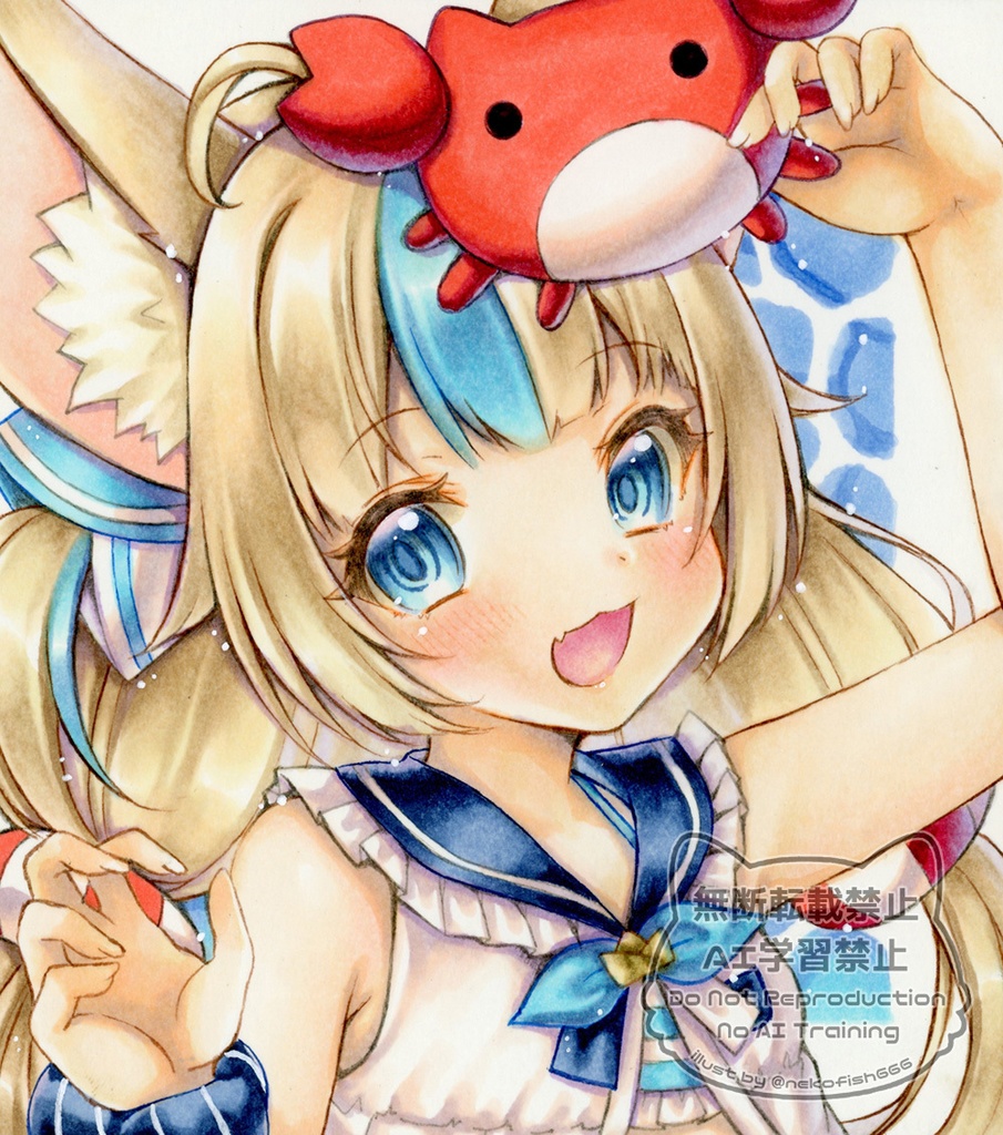 【9月作品】イラスト☆vtuber☆Sameko Saba☆さめこさば