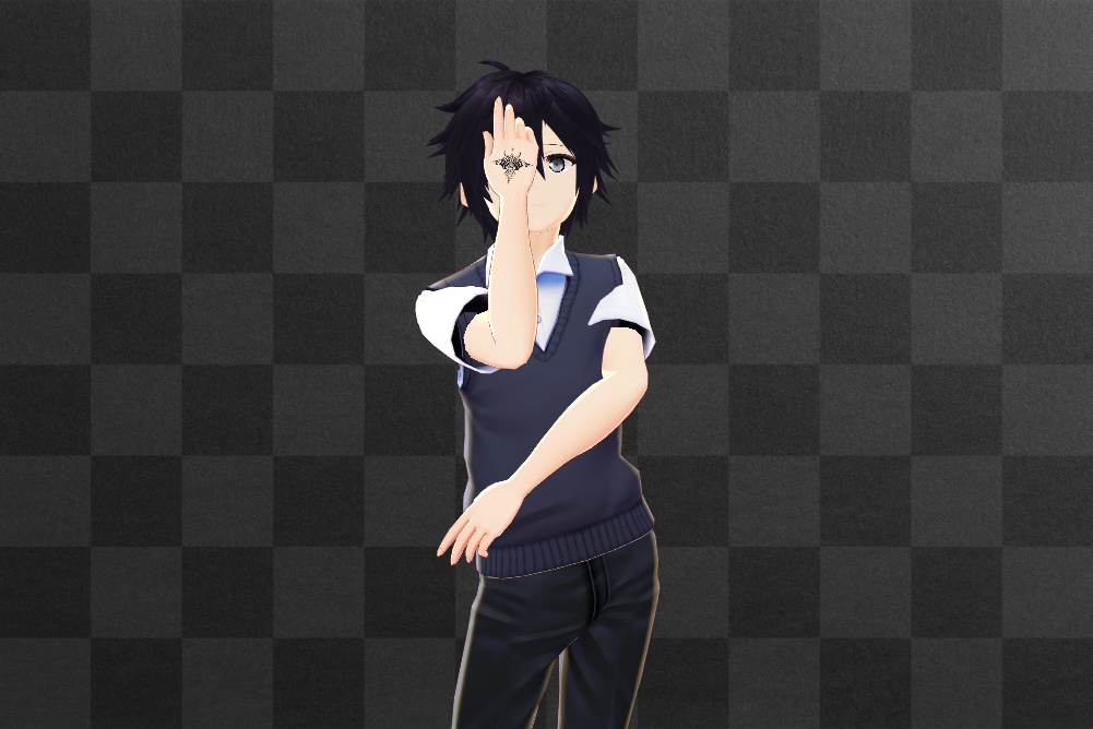 VRoidテクスチャ 中二病的タトゥー 手の甲