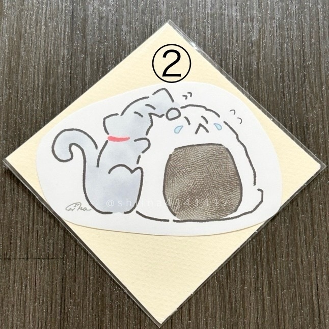 おにぎりシール(おおきめ)