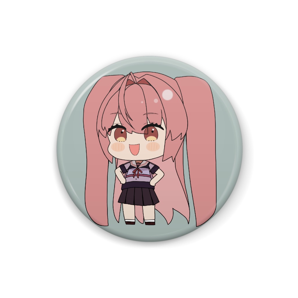ツインテ秀夫ちゃん缶バッジ