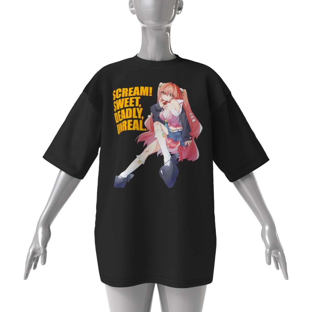 SCREAM!秀夫ちゃんビッグシルエットTシャツ