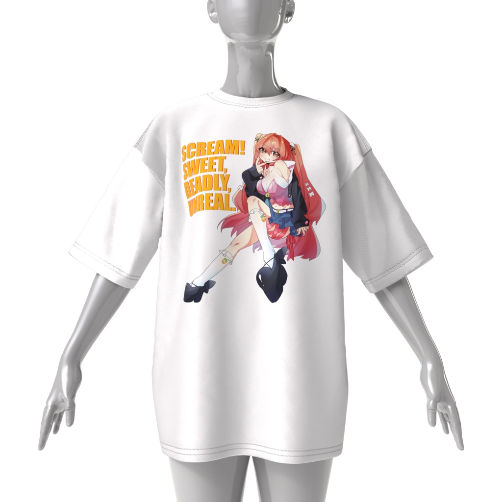 SCREAM!秀夫ちゃんビッグシルエットTシャツ