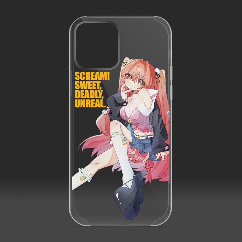 SCREAM!秀夫ちゃんクリアiPhoneケース