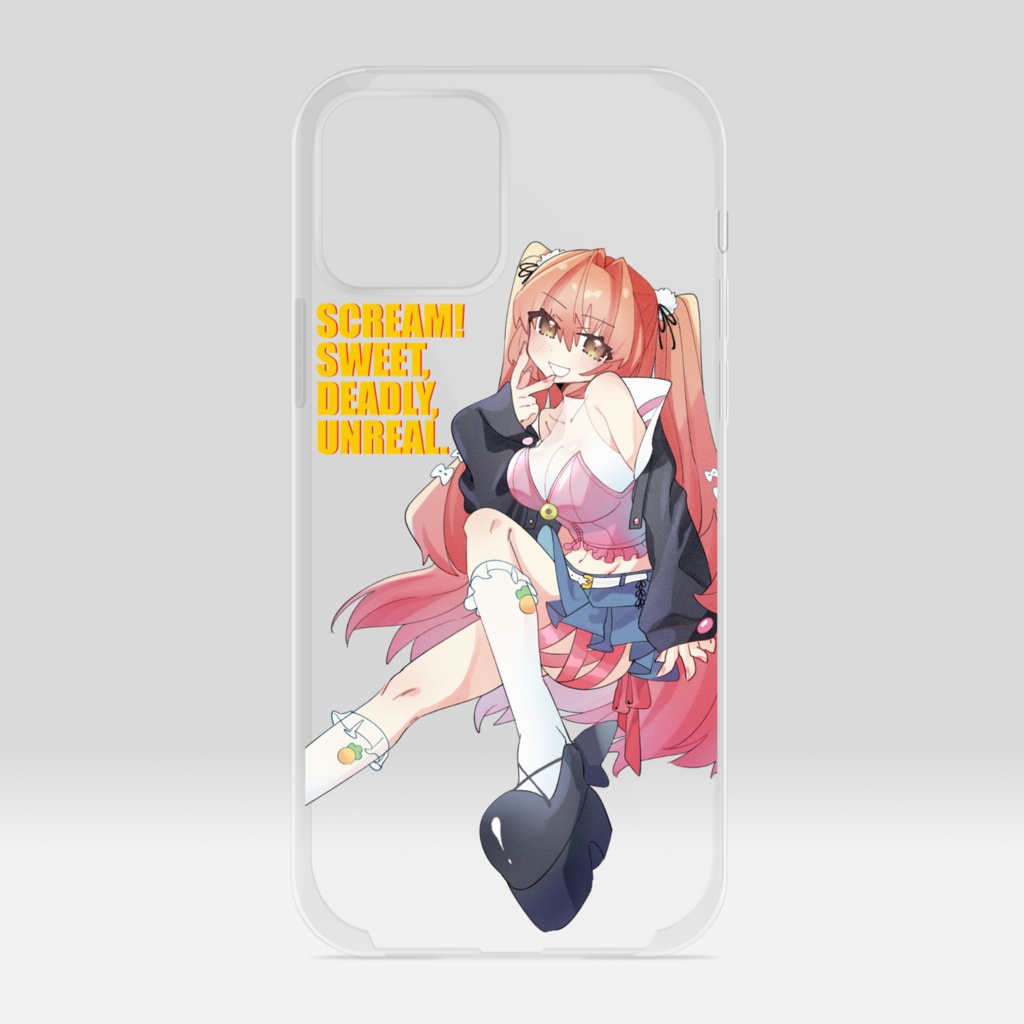 SCREAM！秀夫ちゃんクリアiPhoneケース