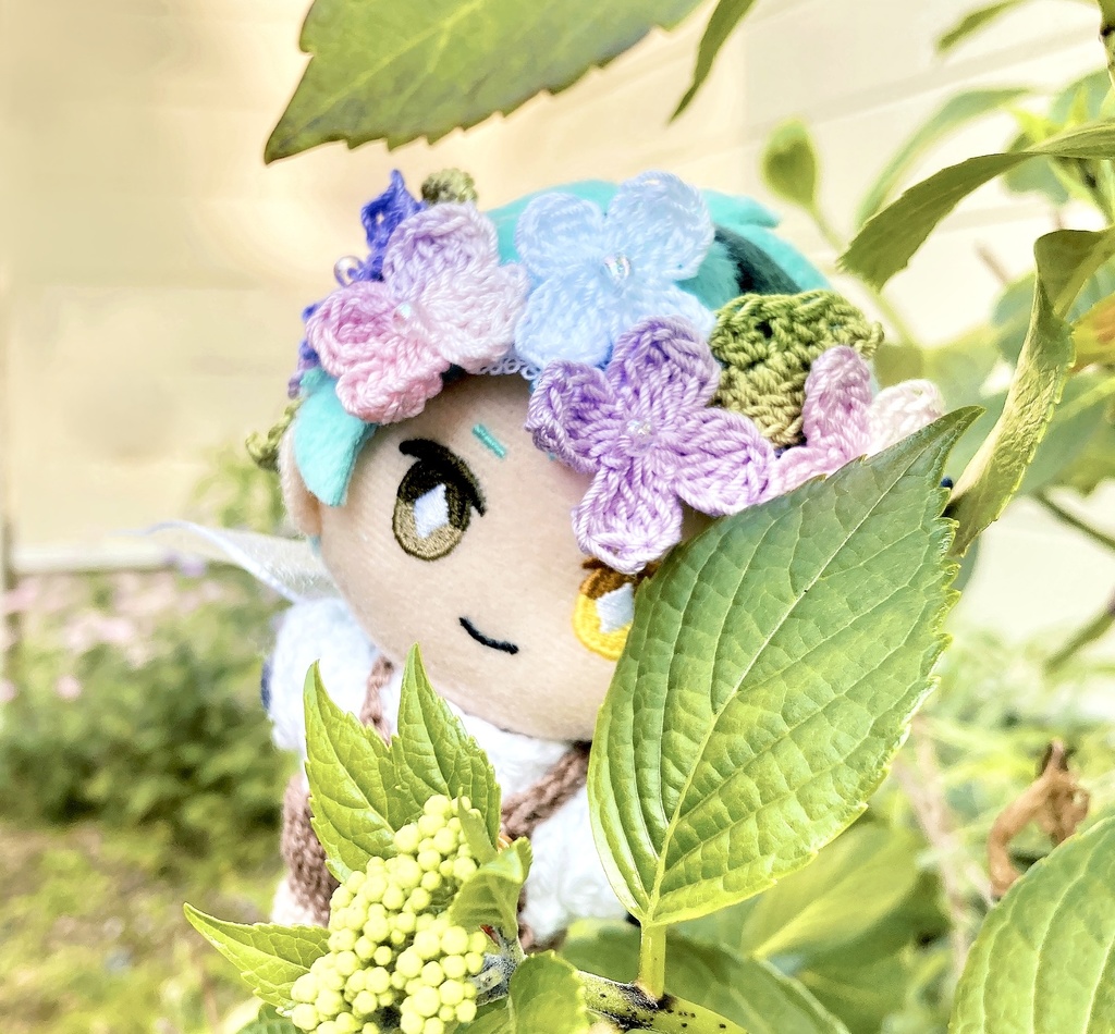 あじさい花かんむり