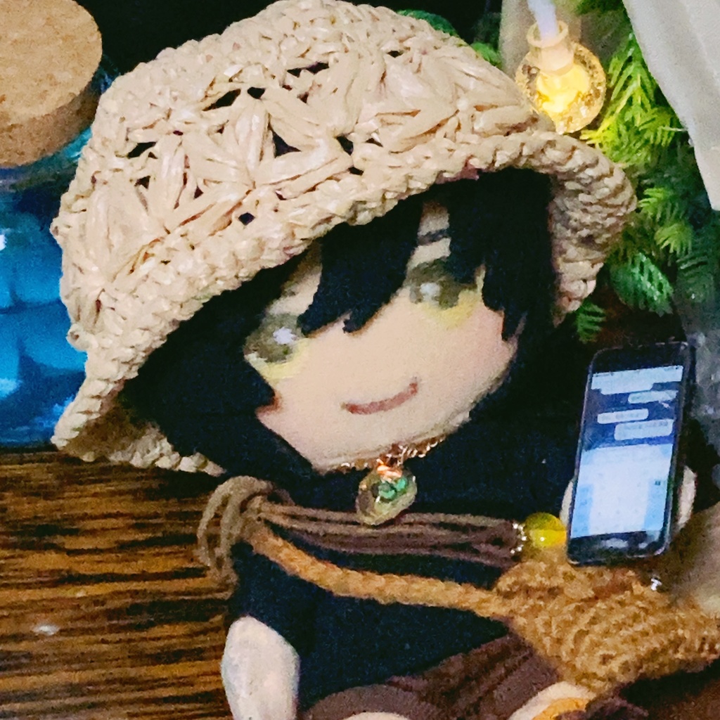 模様編みバケットハット・クロシェハット