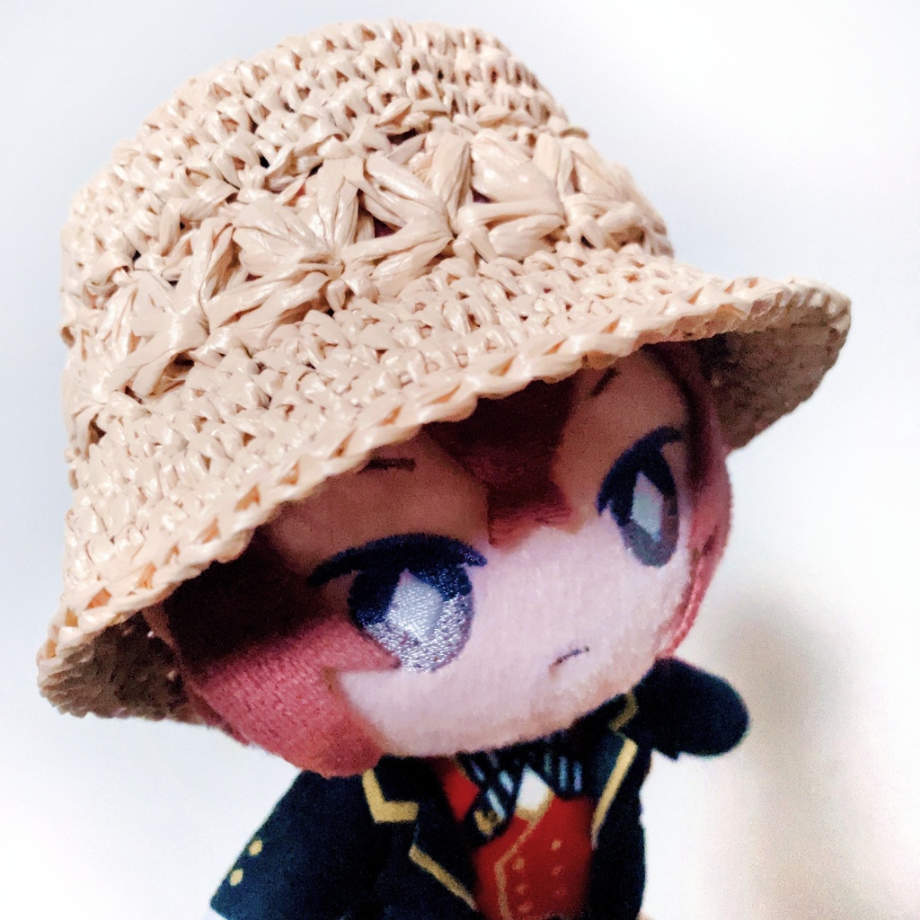 模様編みバケットハット・クロシェハット