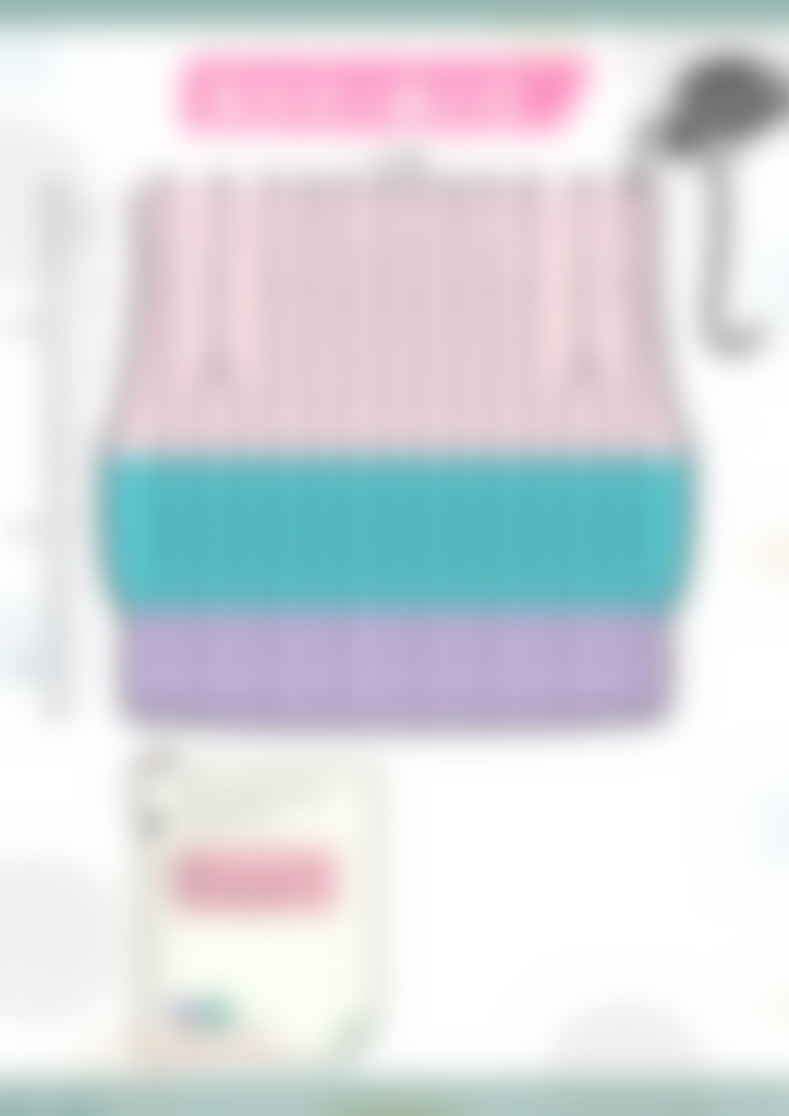 棒針】丸襟14~16㎝ぬいシンプルニットセーター編み図と編み方メイキングPDF