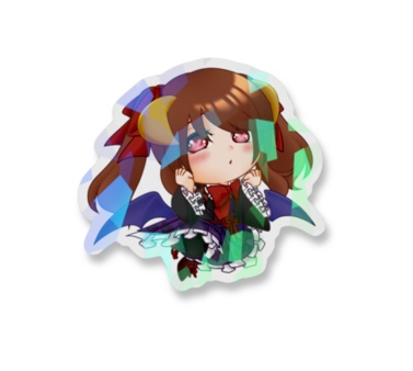 可愛い浅音さんステッカー