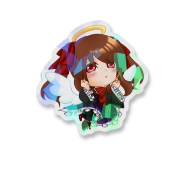 可愛い浅音さんステッカー