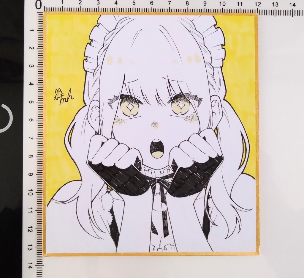 【メイド喫茶emoji】ダイヤちゃんミニ色紙