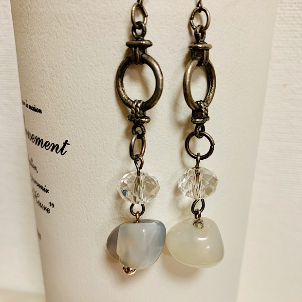 Mr.Hc // Image pierce & earrings (stone)