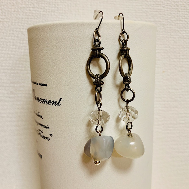 Mr.Hc // Image pierce & earrings (stone)