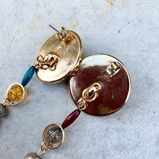 Evil Monk // Image earrings // Only one (color)