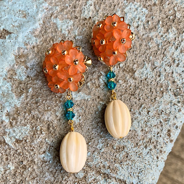 DOPPO // Image earrings // Only one (flower)