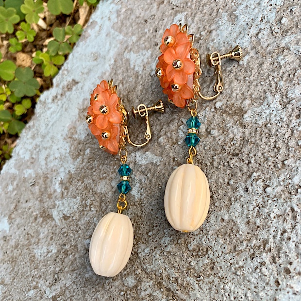 DOPPO // Image earrings // Only one (flower)