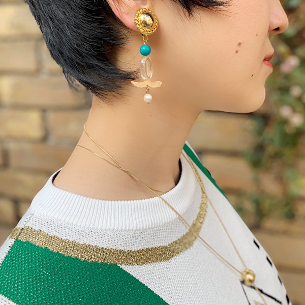 Tragic Comedy // Image pierce & earrings (octopus)