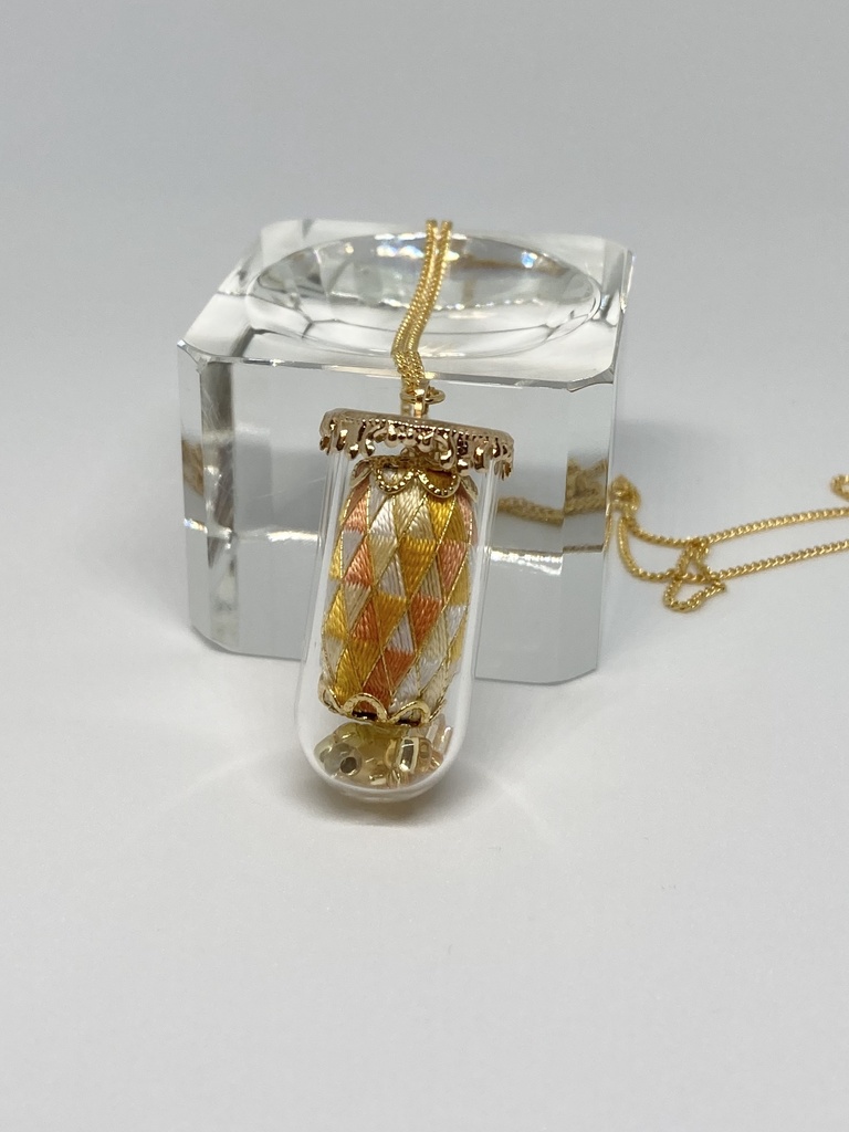 【鬼滅の刃】ガラスドームネックレス 炭治郎 善逸 禰豆子【イメージアクセサリー】