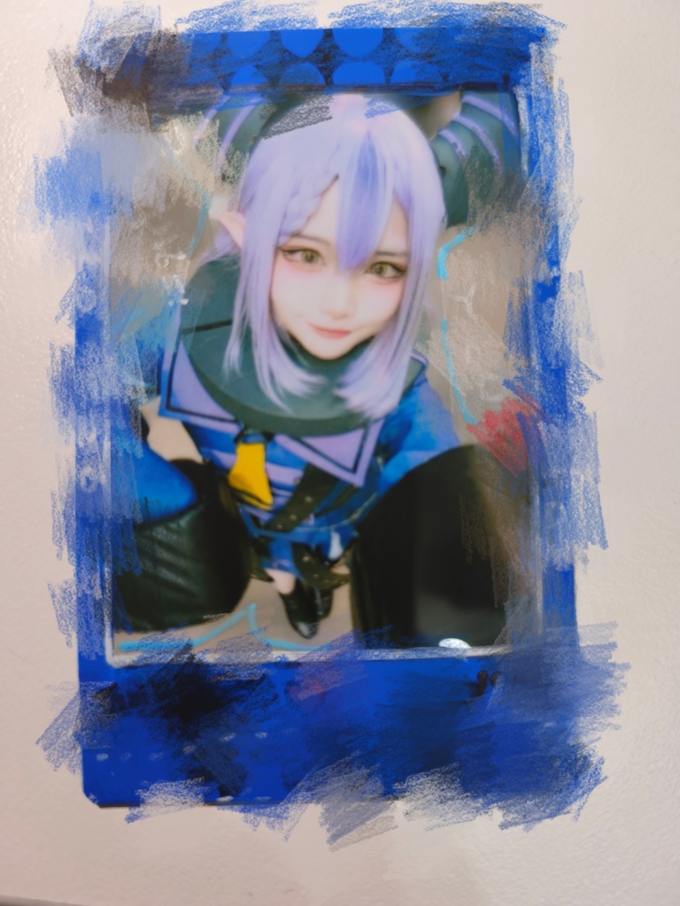 落書きチェキ［Vtuber］サイン付き♪