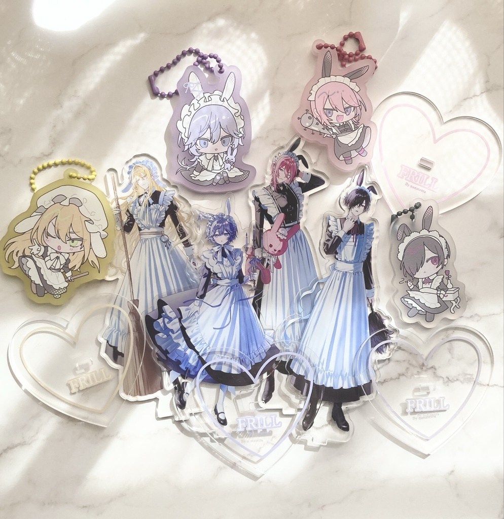 アクリルスタンド/アクリルキーホルダー「FRILL うさみみメイド男子」