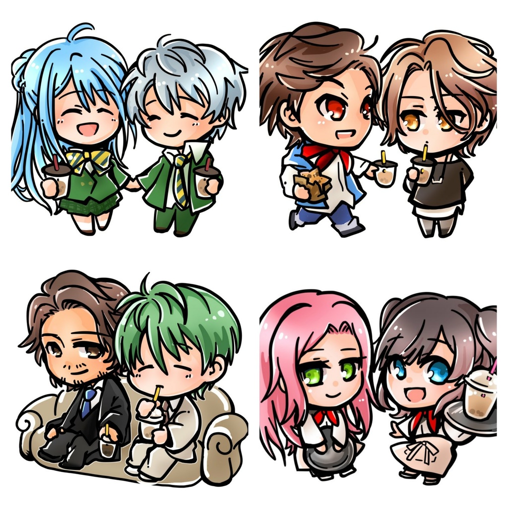 W'z アクリルチャーム(タピオカ)