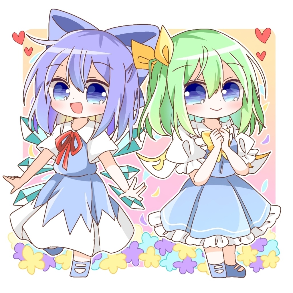 東方アクリルキーホルダー