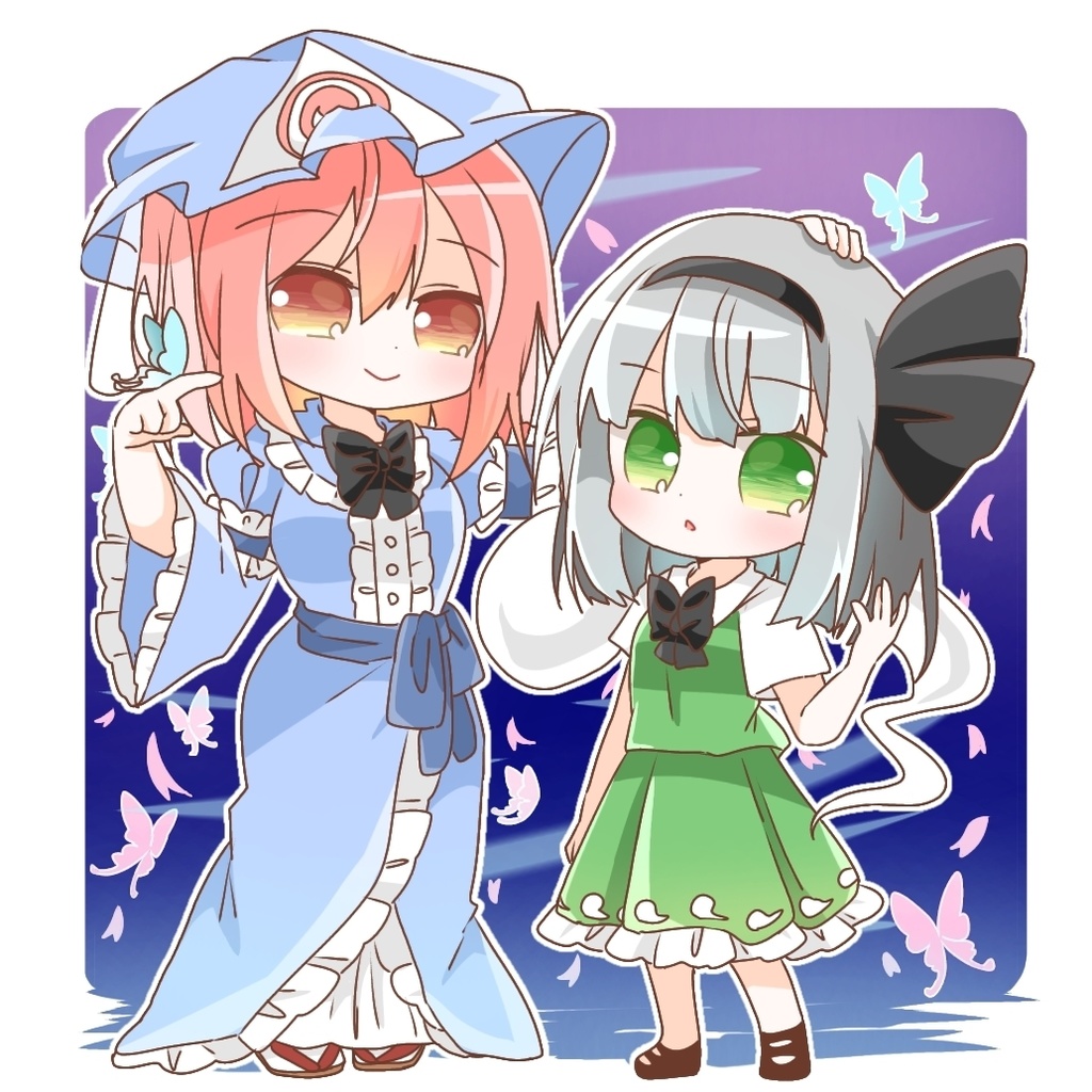 東方アクリルキーホルダー
