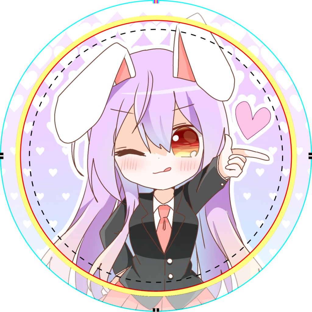 うどさな缶バッジ