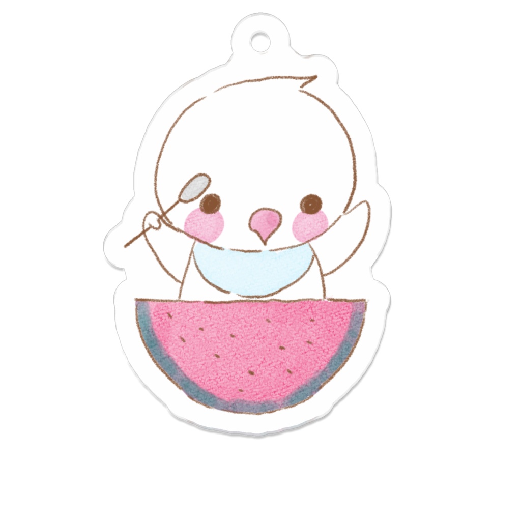すいかいただき! アクリルキーホルダー