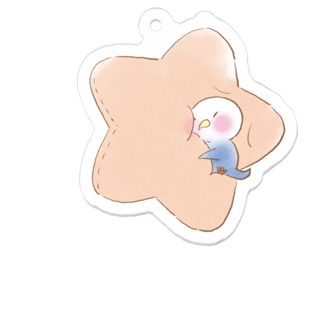 もふもふすやすや　アクリルキーホルダー