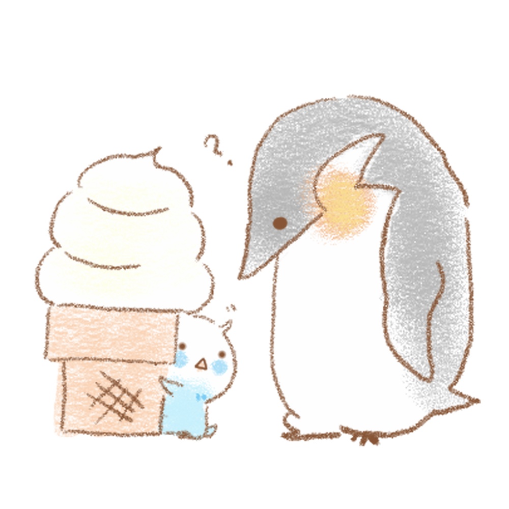 ソフトクリームからひょこっ