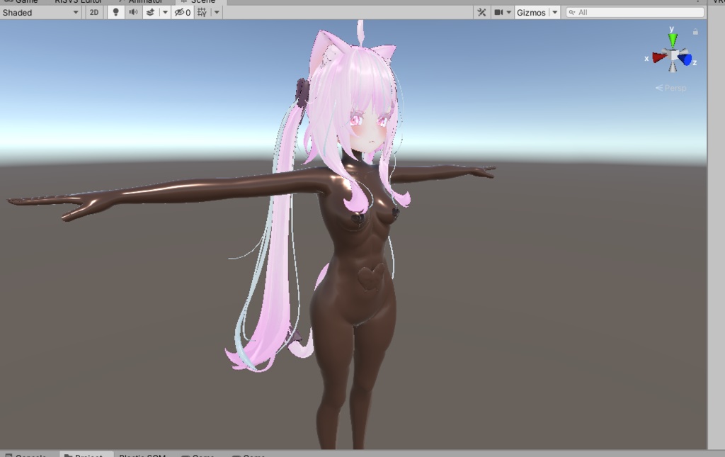 ホワイトチョコレート＆チョコレート マテリアル【Unity】
