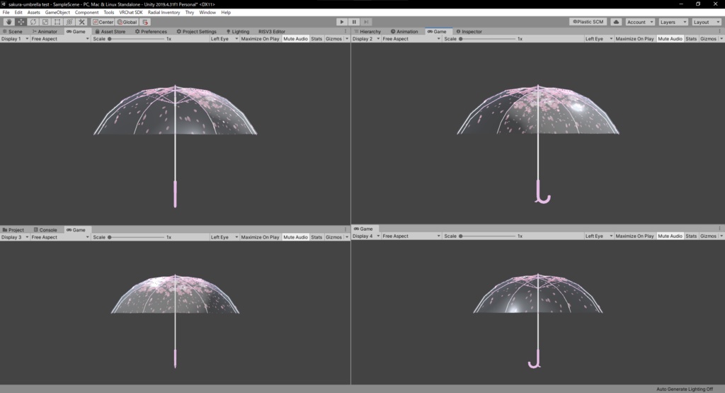 🌸さくら あんぶれら【桜の雨傘】🌸